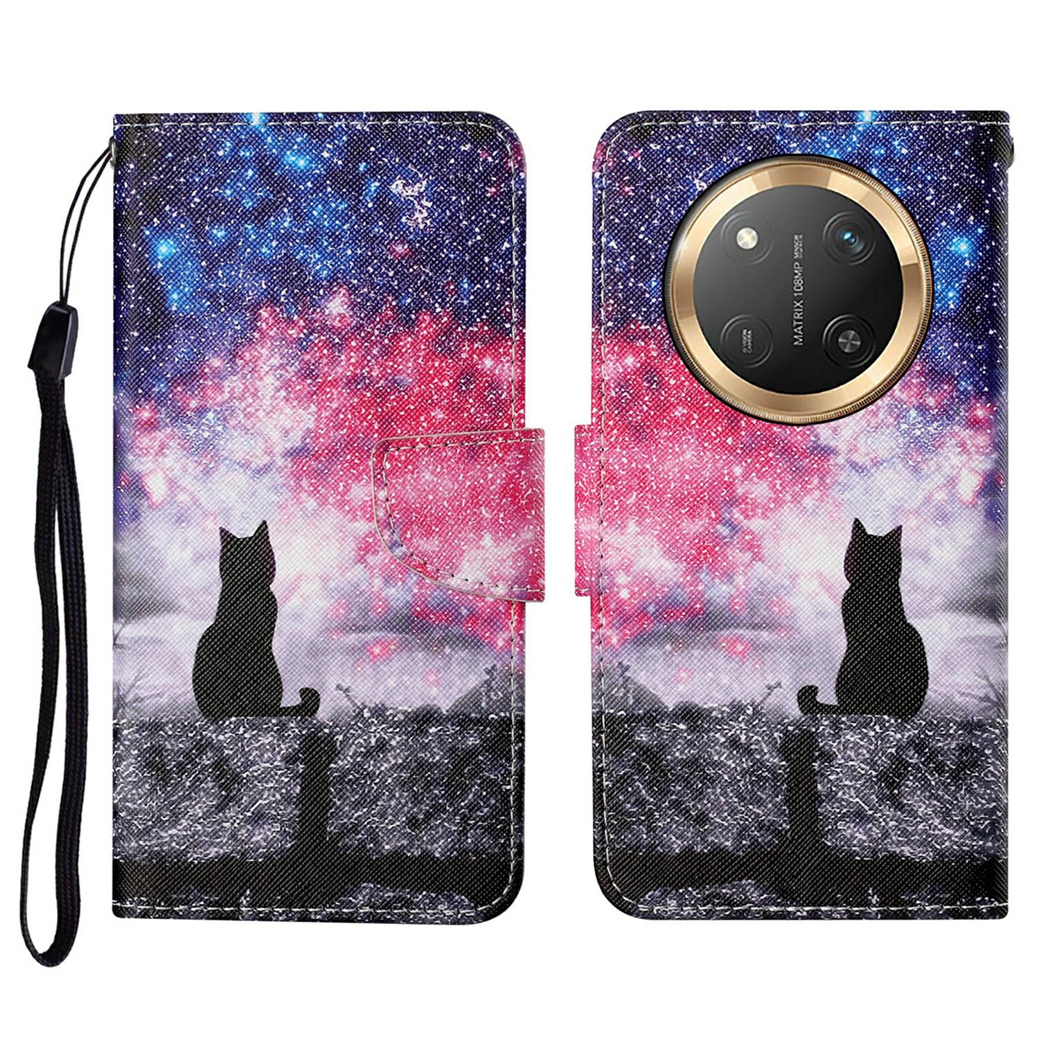 For Honor X60 Pro 5G/X9c 5G/Magic7 Lite 5G Case Pattern Printing Protective Leather Folio Phone Cover with Wrist Strap Galaxy Cat
For Honor X60 Pro 5G/X9c 5G/Magic7 Lite 5G Case Pattern Printing Protective Leather Folio Phone Cover with Wrist Strap Galaxy Cat