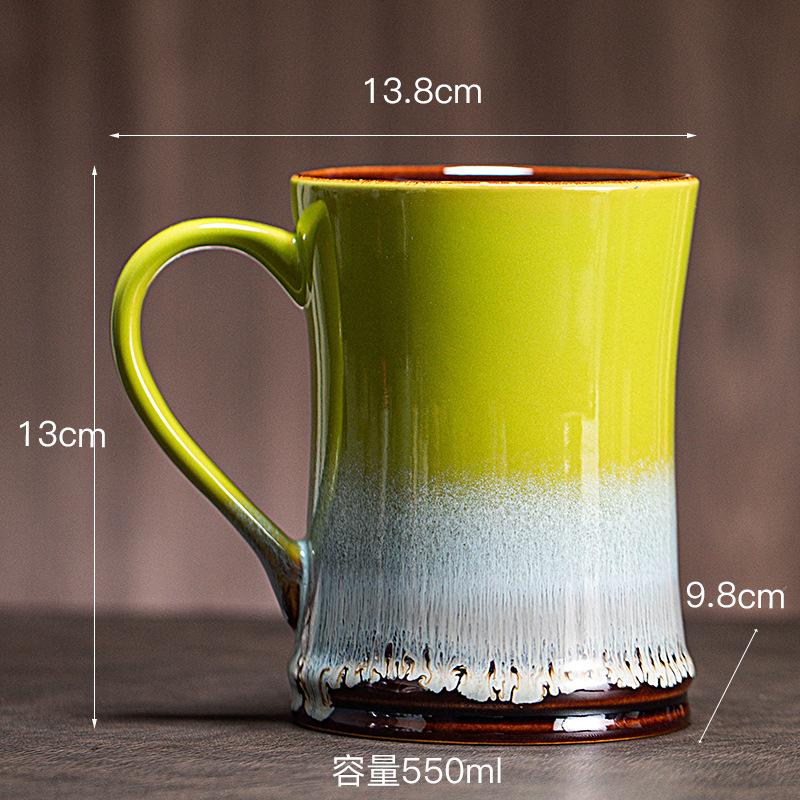 550ml Ceramic Mug A large teapot Big Cap Beer Drinking Cup Kitchen Area Bar Supplies Unique Kiln Glaze Ceramic Home Cups Durable 550ml
550ml Ceramic Mug A large teapot Big Cap Beer Drinking Cup Kitchen Area Bar Supplies Unique Kiln Glaze Ceramic Home Cups Durable 550ml