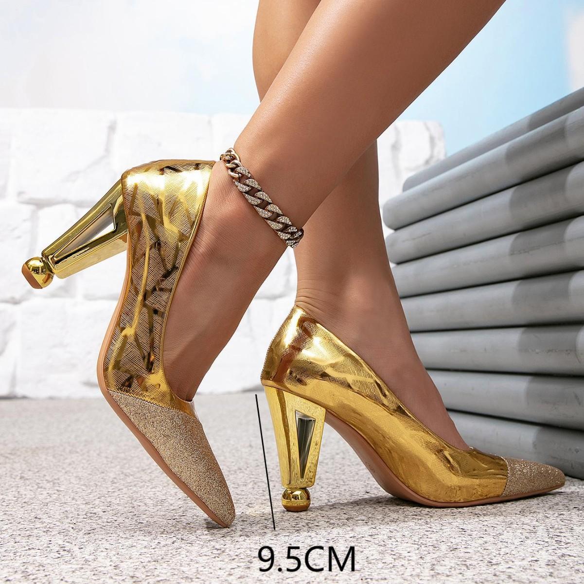 Women s Gold Double Heels Pointed Alien Heel Sexy Four Seasons Heels Women s Shoes Women s Shoes 42 золотий
Women s Gold Double Heels Pointed Alien Heel Sexy Four Seasons Heels Women s Shoes Women s Shoes 42 золотий