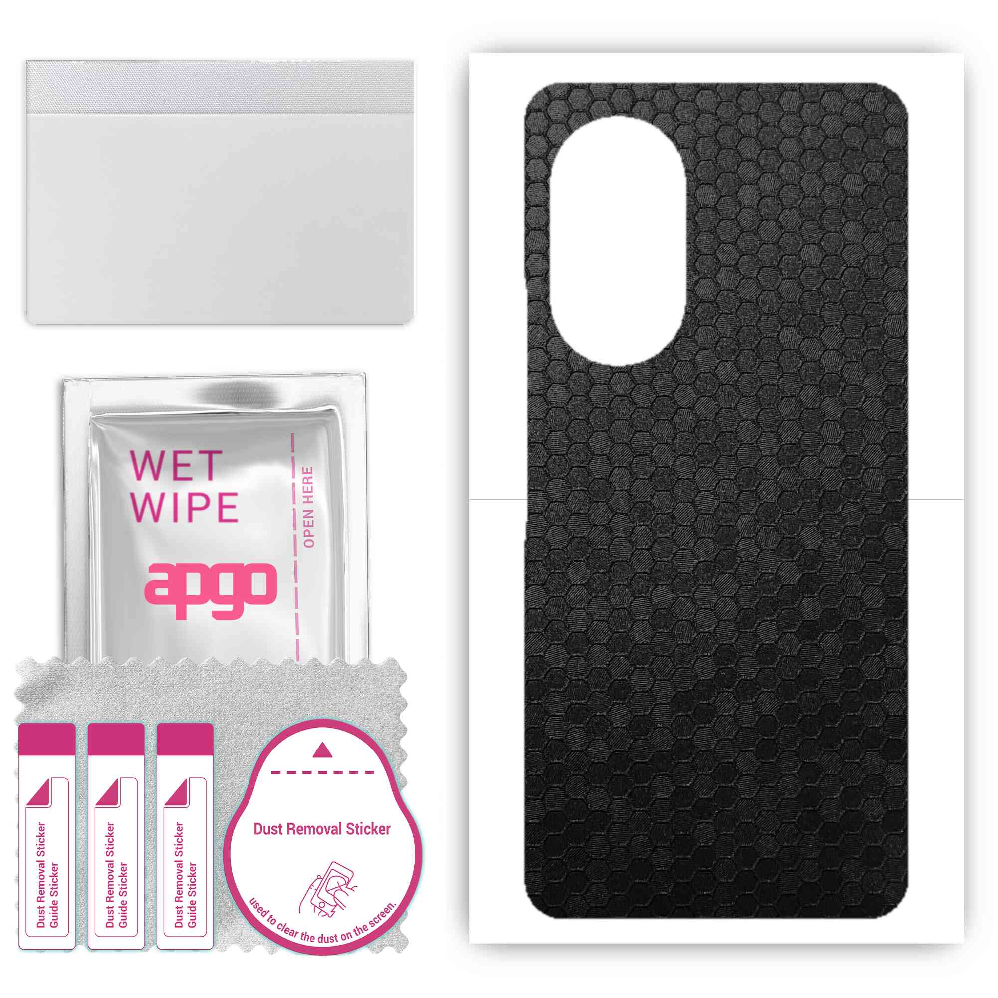 apgo Protective Skin Sticker for the back compatible with Huawei Nova 9 SE, Wrap Film, Foil, Vinyl - Pattern Black Honeycomb
apgo Protective Skin Sticker for the back compatible with Huawei Nova 9 SE, Wrap Film, Foil, Vinyl - Pattern Black Honeycomb
