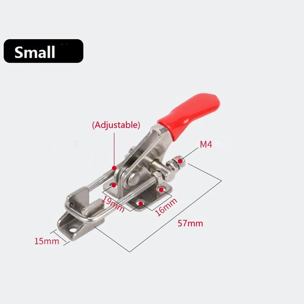 Equipment Toggle Clamp Workshop 1 Piece Adjustable Easy To Install Exquisite GH-421 Galvanized Iron Good Carrying
Equipment Toggle Clamp Workshop 1 Piece Adjustable Easy To Install Exquisite GH-421 Galvanized Iron Good Carrying