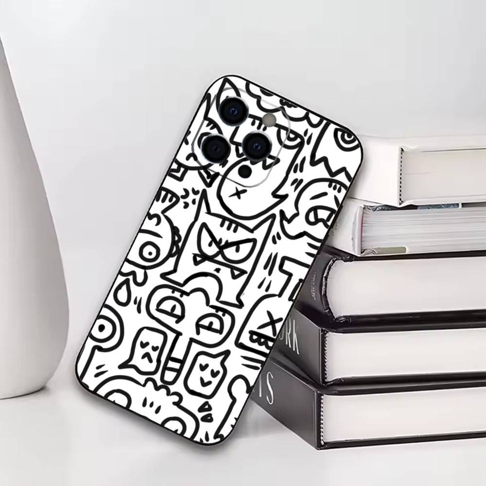 Black White Graffiti Art Phone Case For iPhone17,16,15,14,13,12,11 Plus,Pro Soft Silicone Black Cover iPhone13PRO
Black White Graffiti Art Phone Case For iPhone17,16,15,14,13,12,11 Plus,Pro Soft Silicone Black Cover iPhone13PRO