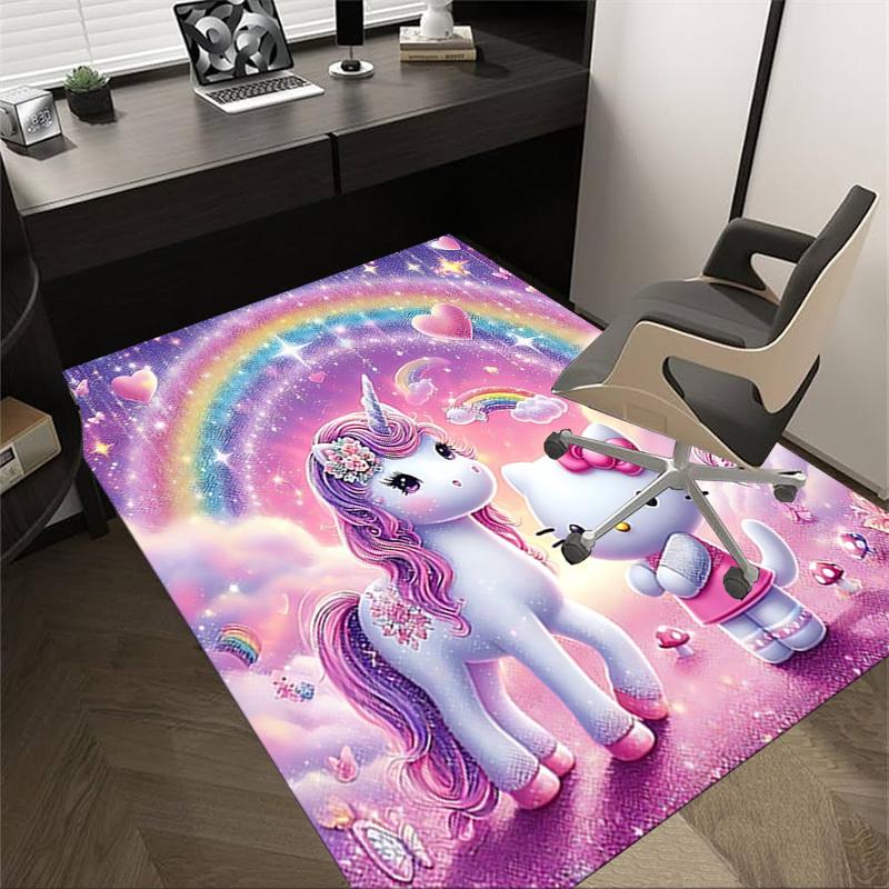 1pc Unicorn Hello Kitty Carpet Office Rug Outdoor Mat Home Decor Area Carpet Festival Gift Office desk chair carpet 60cm by 90cm
1pc Unicorn Hello Kitty Carpet Office Rug Outdoor Mat Home Decor Area Carpet Festival Gift Office desk chair carpet 60cm by 90cm