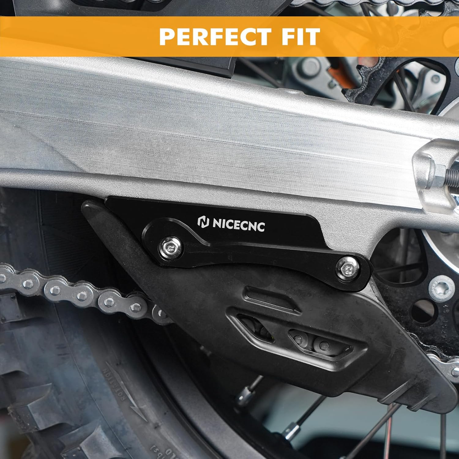NICECNC Black Dirt Bike Rear Swingarm Guard Compatible with KTM 125-450 XC SX XCF SXF 2023-24 150-500 EXC EXCF XCW XCF-W XW-F 2024,Compatible with
NICECNC Black Dirt Bike Rear Swingarm Guard Compatible with KTM 125-450 XC SX XCF SXF 2023-24 150-500 EXC EXCF XCW XCF-W XW-F 2024,Compatible with