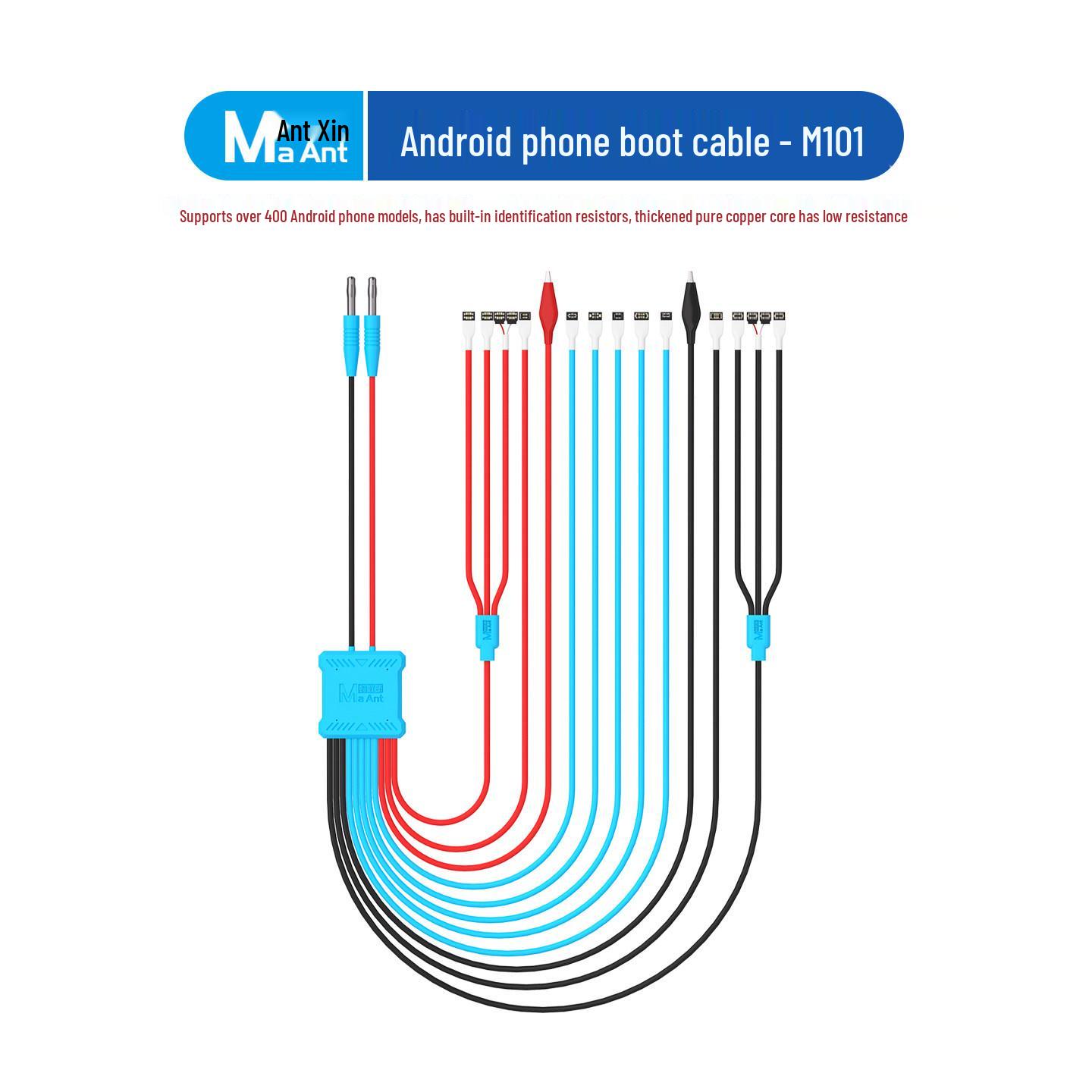 Ant Xin M101 Android Boot Power Cable: Supports Mobile Phone Repair and Testing
Ant Xin M101 Android Boot Power Cable: Supports Mobile Phone Repair and Testing