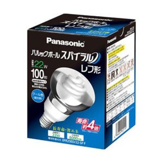 Panasonic Compact Fluorescent Light Parlook Ball Spiral Reflex Shape Equivalent to 100W Bulb Base Diameter 27mm Cool Color EFR25ED22SPF
Panasonic Compact Fluorescent Light Parlook Ball Spiral Reflex Shape Equivalent to 100W Bulb Base Diameter 27mm Cool Color EFR25ED22SPF