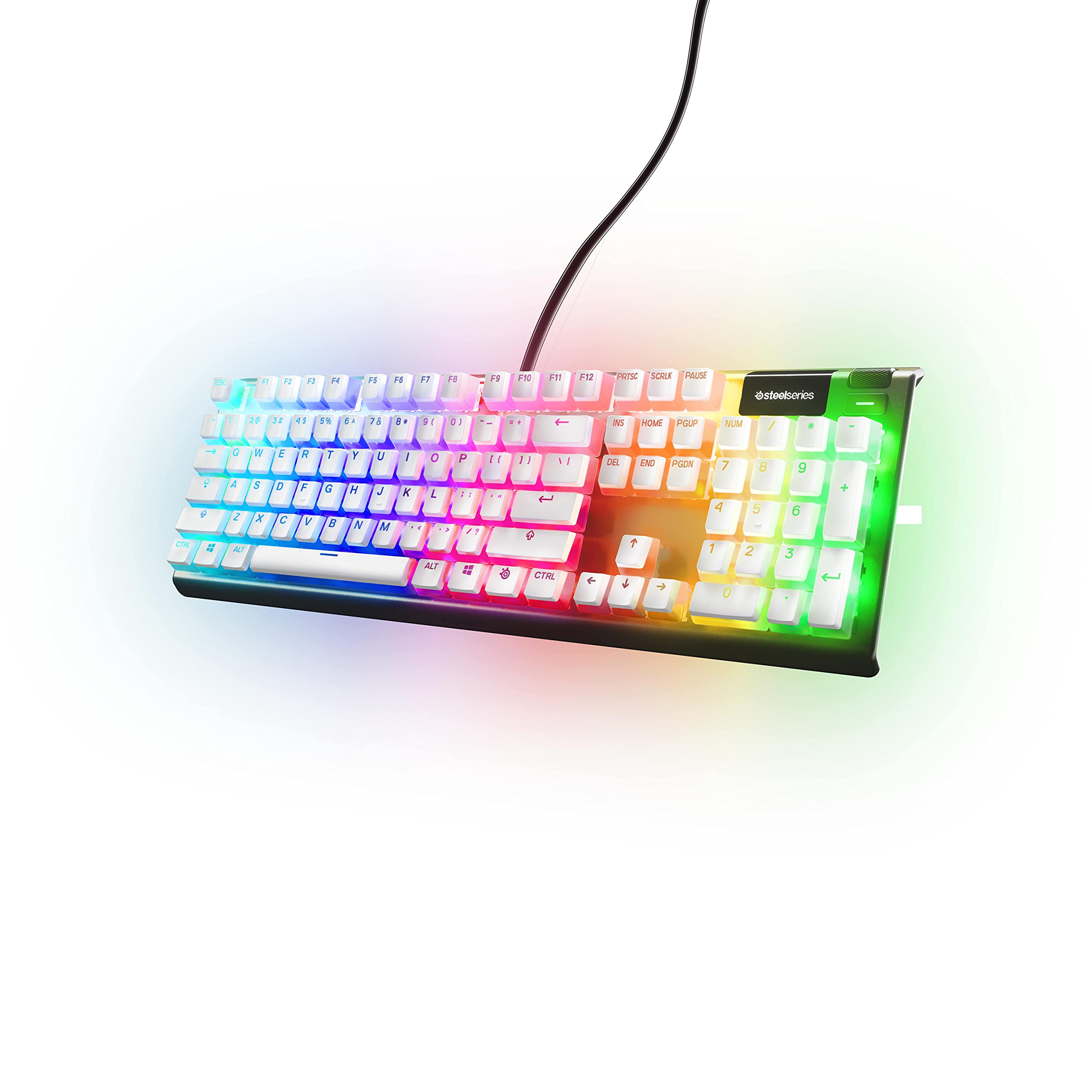 SteelSeries PRISMCAPS Double Shot Prince Style Keycaps Міцний PBT Термопластичний еластомер Сумісний із широким спектром механічних клавіатур Білий білий
SteelSeries PRISMCAPS Double Shot Prince Style Keycaps Міцний PBT Термопластичний еластомер Сумісний із широким спектром механічних клавіатур Білий білий