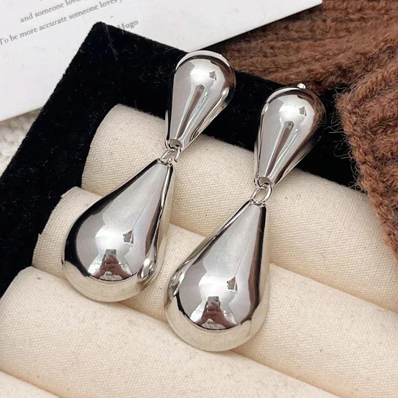 PONYKISS Sterling Silver 18K Gold Water Drop Stud Earrings for Women Minimalist Vintage Fine Exaggerated Accessories
PONYKISS Sterling Silver 18K Gold Water Drop Stud Earrings for Women Minimalist Vintage Fine Exaggerated Accessories