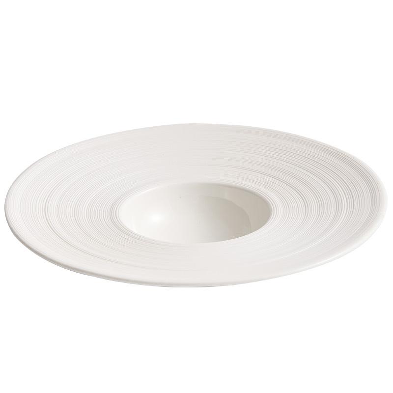 Простая белая керамическая посуда для приготовления пищи, скандинавский ресторан, молекулярная кухня, основное блюдо, креативная паста, десертная тарелка, столовая посуда
Простая белая керамическая посуда для приготовления пищи, скандинавский ресторан, молекулярная кухня, основное блюдо, креативная паста, десертная тарелка, столовая посуда