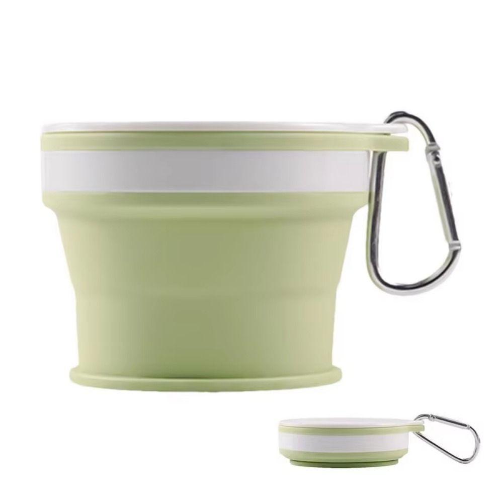 Portable Silicone Drinking Cup with Carabiner Retractable Camping Cup Foldable Travel Mug Outdoor світло-зелений колір
Portable Silicone Drinking Cup with Carabiner Retractable Camping Cup Foldable Travel Mug Outdoor світло-зелений колір