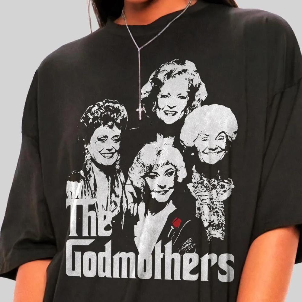 The Golden Girls Godmother TShirt Funny TV Show Merch Tee Fan Clothing Graphic Short Sleeve Shirt Unisex Unisex Women AllSeason 4XL
The Golden Girls Godmother TShirt Funny TV Show Merch Tee Fan Clothing Graphic Short Sleeve Shirt Unisex Unisex Women AllSeason 4XL