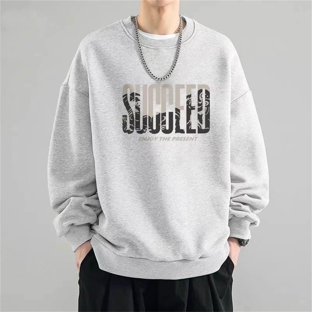 Men s Hong Kong Style Retro Hoodie - Autumn/Winter, Loose Fit, Round Neck, Versatile Plus Velvet, Cool Printed Design. 3XL (75-85 kg)
Men s Hong Kong Style Retro Hoodie - Autumn/Winter, Loose Fit, Round Neck, Versatile Plus Velvet, Cool Printed Design. 3XL (75-85 kg)
