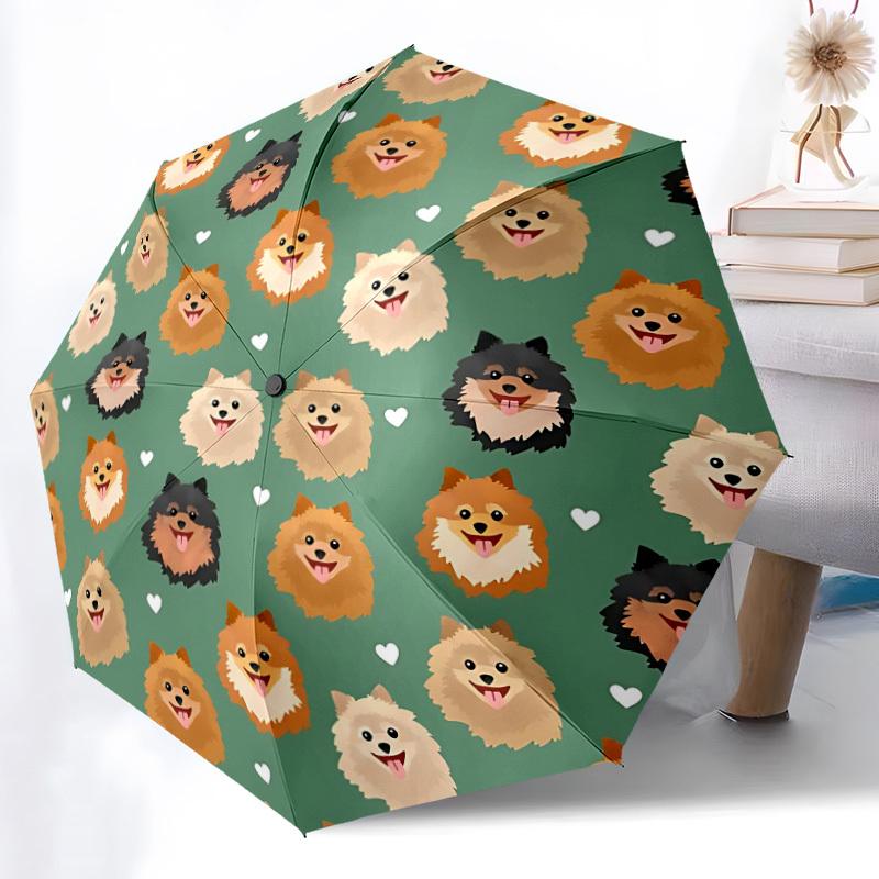 1pc Pomeranian Pattern Automatic Folding Umbrella Durable Iron Frame,All Seasons Home Travel Outdoor Multifunctional Umbrella yy251115155
1pc Pomeranian Pattern Automatic Folding Umbrella Durable Iron Frame,All Seasons Home Travel Outdoor Multifunctional Umbrella yy251115155