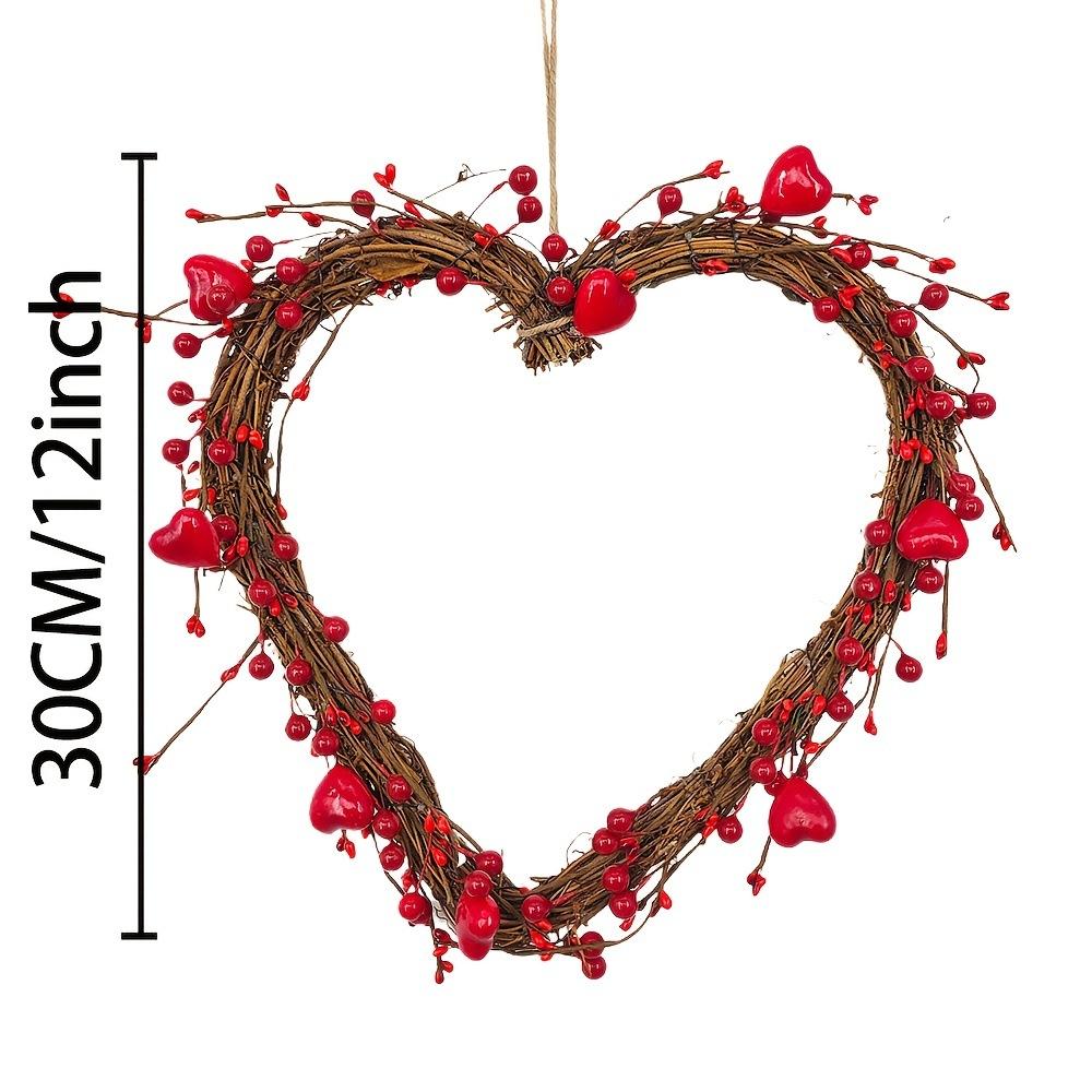 Red Berry Heart Wreath, Valentine s Day Door Hanger Decor, Rustic Home Wall Hanging, Artificial Floral Wreath for Romantic Gift красный
Red Berry Heart Wreath, Valentine s Day Door Hanger Decor, Rustic Home Wall Hanging, Artificial Floral Wreath for Romantic Gift красный