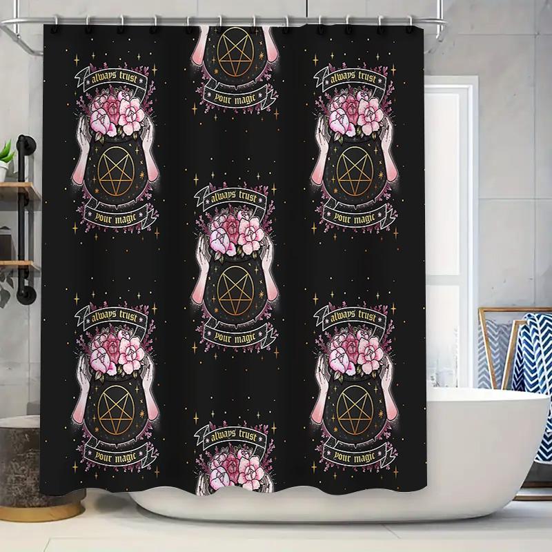 Gothic Floral Shower Curtain Witchy Dark Academia Decor Spooky Halloween Bathroom Set Vintage Aesthetic Home Decor Room Divider 90x180cm
Gothic Floral Shower Curtain Witchy Dark Academia Decor Spooky Halloween Bathroom Set Vintage Aesthetic Home Decor Room Divider 90x180cm