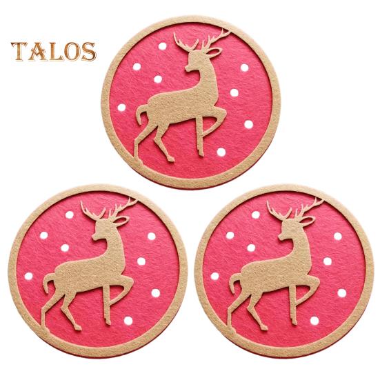 3 шт., рождественские подставки, снеговик, лось, рождественская елка, снежинка, фетровый коврик для чашек, праздничное украшение для дома, вечеринки, стола Elk
3 шт., рождественские подставки, снеговик, лось, рождественская елка, снежинка, фетровый коврик для чашек, праздничное украшение для дома, вечеринки, стола Elk