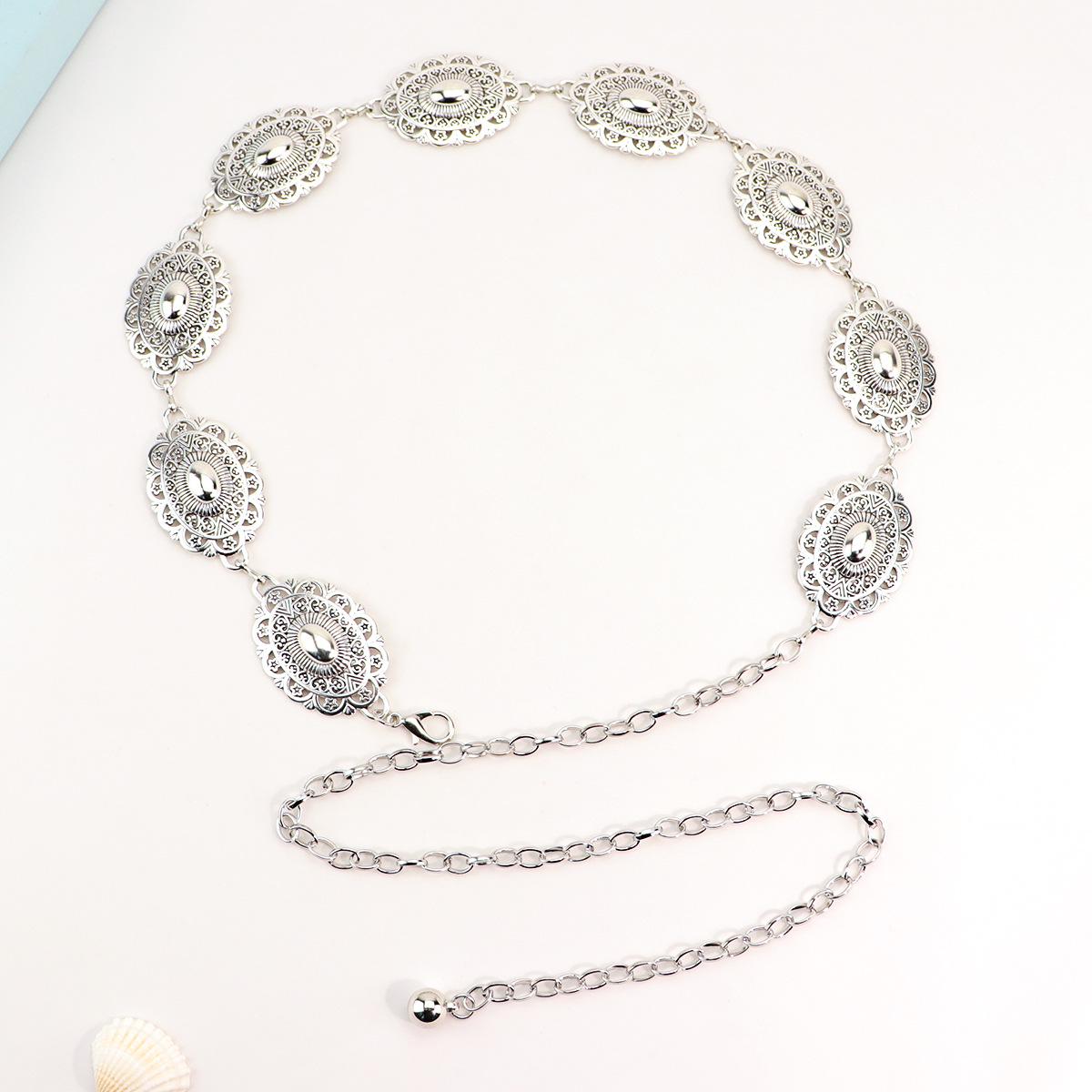 Vintage Elegant Metal Waist Chain - Ethnic Inspired, Fashionable Waist Accessory for Ladies серебряный
Vintage Elegant Metal Waist Chain - Ethnic Inspired, Fashionable Waist Accessory for Ladies серебряный