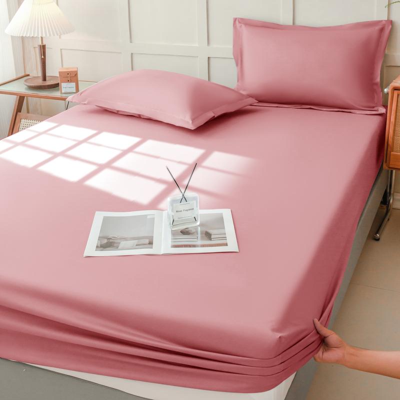Item Fitted Sheet Frosted Waterproof Bedspread Skin Friendly Breathable Solid Color Mattress Cover 360 Degree Wrap with Elastic Only 2 pillowcases
Item Fitted Sheet Frosted Waterproof Bedspread Skin Friendly Breathable Solid Color Mattress Cover 360 Degree Wrap with Elastic Only 2 pillowcases