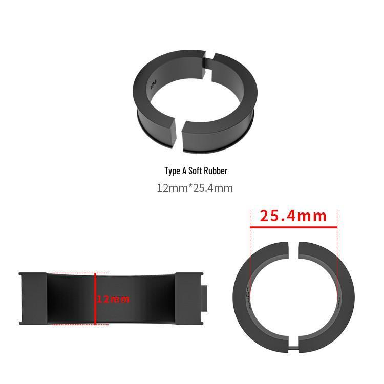 Handlebar Phone Holder Adapter: Fits 31.8MM to 22.2MM and 25.4MM
Handlebar Phone Holder Adapter: Fits 31.8MM to 22.2MM and 25.4MM