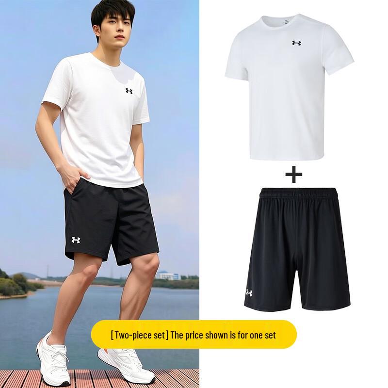 Мужской спортивный комплект Under Armour: футболка с коротким рукавом и шорты 3XL
Мужской спортивный комплект Under Armour: футболка с коротким рукавом и шорты 3XL
