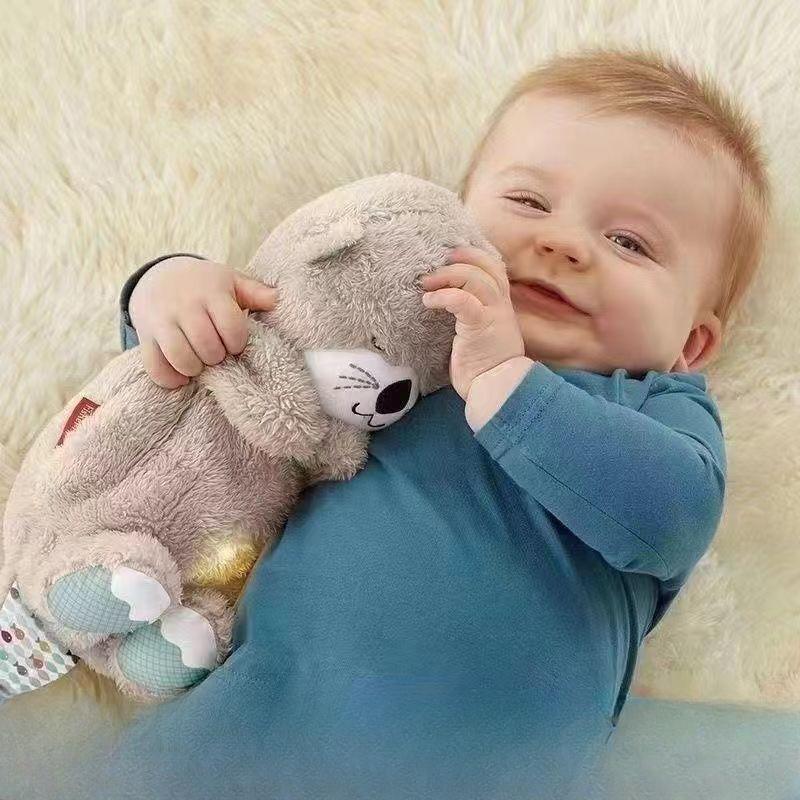 Дышащий медведь, успокаивающая плюшевая кукла, игрушка для малышей, успокаивающая музыка, детский компаньон для сна, кукла со звуком и светом, подарок
Дышащий медведь, успокаивающая плюшевая кукла, игрушка для малышей, успокаивающая музыка, детский компаньон для сна, кукла со звуком и светом, подарок