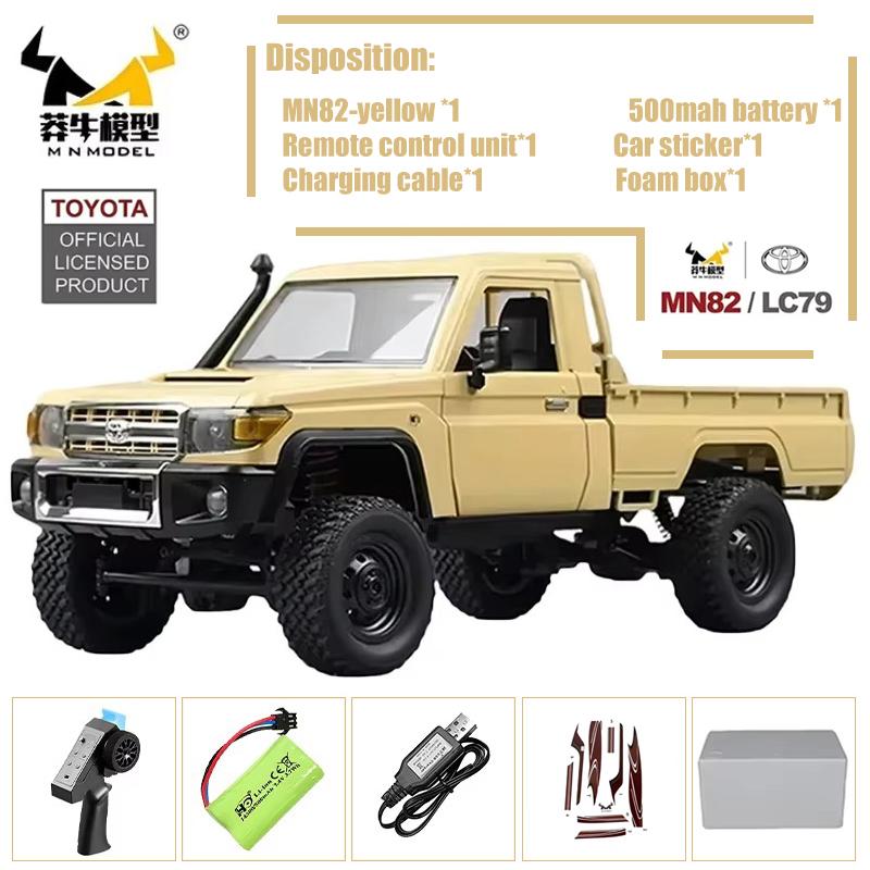 MN82 MN82 Pro Remote Controlled Climbing Off-road Vehicle 1:12 Full scale 4WD For Toyota LC79 Simulation RC Model Toy Rc Car
MN82 MN82 Pro Remote Controlled Climbing Off-road Vehicle 1:12 Full scale 4WD For Toyota LC79 Simulation RC Model Toy Rc Car