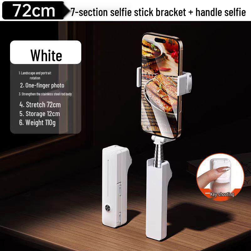 Compact Extendable Bluetooth Selfie Stick with Wireless Remote, for Travel and Outdoor Photography, with Mobile Phone Holder білий
Compact Extendable Bluetooth Selfie Stick with Wireless Remote, for Travel and Outdoor Photography, with Mobile Phone Holder білий