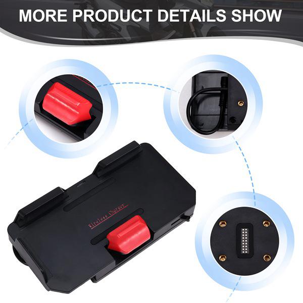 Wireless Charger & 12MM Navigation Mount for 1090/1190ADV Motorcycles Standard
Wireless Charger & 12MM Navigation Mount for 1090/1190ADV Motorcycles Standard