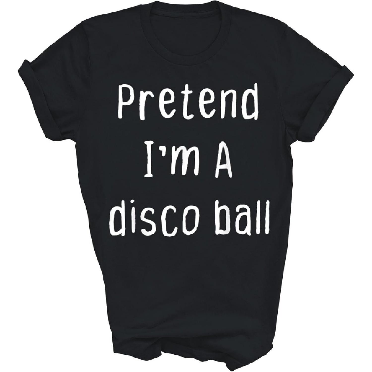 Pretend I m A Disco Ball Funny Halloween Party Costume Unisex Shirt Gift Women Men T-Shirt (Black;4XL) XXXXXL чорний
Pretend I m A Disco Ball Funny Halloween Party Costume Unisex Shirt Gift Women Men T-Shirt (Black;4XL) XXXXXL чорний