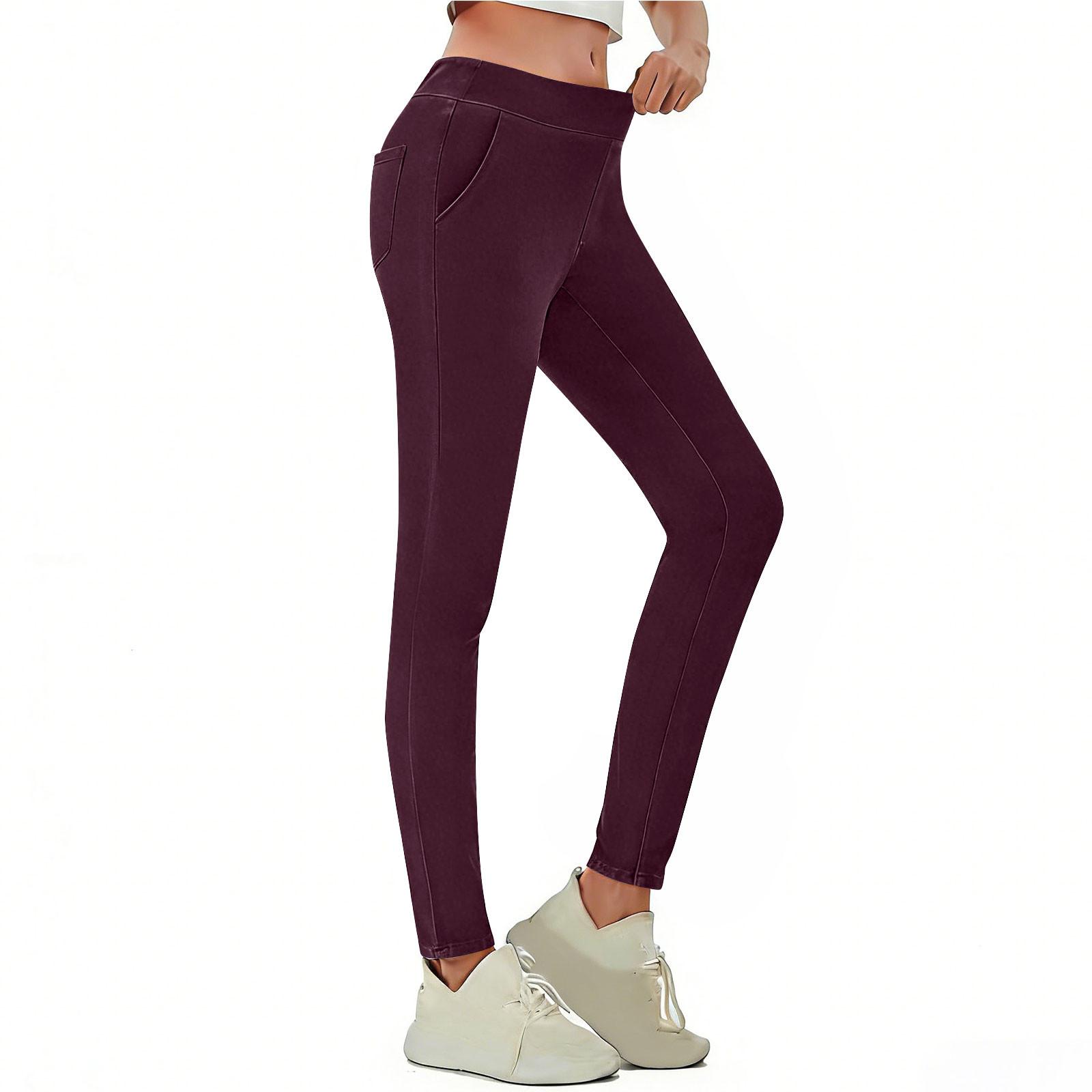 Women s Fashionable Color Elastic Waist High Waist Pocket Casual Sports Pants XL темно-фіолетовий колір
Women s Fashionable Color Elastic Waist High Waist Pocket Casual Sports Pants XL темно-фіолетовий колір