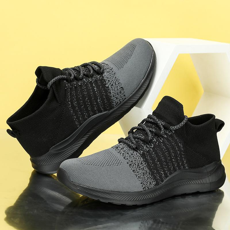 Flying woven mesh shoes large size casual shoes mesh shoes elastic couple mesh sneakers 36 чорний колір сірий
Flying woven mesh shoes large size casual shoes mesh shoes elastic couple mesh sneakers 36 чорний колір сірий