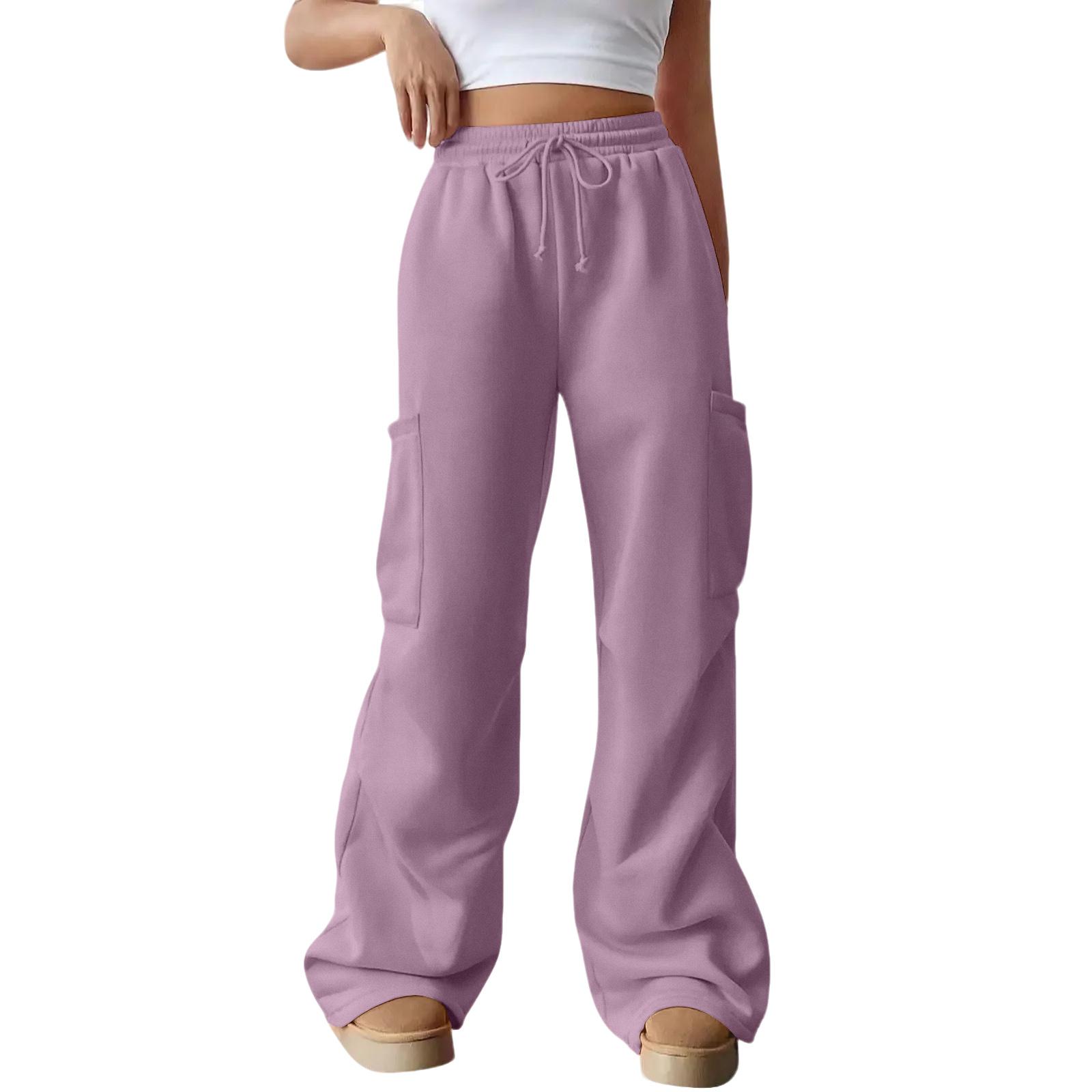 Женские повседневные модные однотонные джоггеры с эластичной талией, кулиской, карманами, широкими штанинами прямого кроя XL арбуз красный
Женские повседневные модные однотонные джоггеры с эластичной талией, кулиской, карманами, широкими штанинами прямого кроя XL арбуз красный