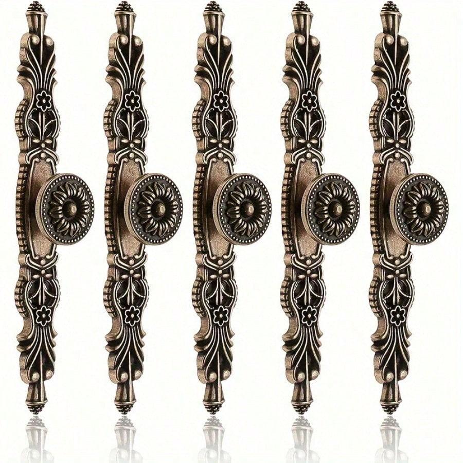 Vintage Bronze Cabinet Handles - 4/8pcs, Polished Zinc Alloy Pulls With Mounting Screws For Drawers & Cabinets In Kitchen And Bedroom 4pcs-with Mounting Screws
Vintage Bronze Cabinet Handles - 4/8pcs, Polished Zinc Alloy Pulls With Mounting Screws For Drawers & Cabinets In Kitchen And Bedroom 4pcs-with Mounting Screws