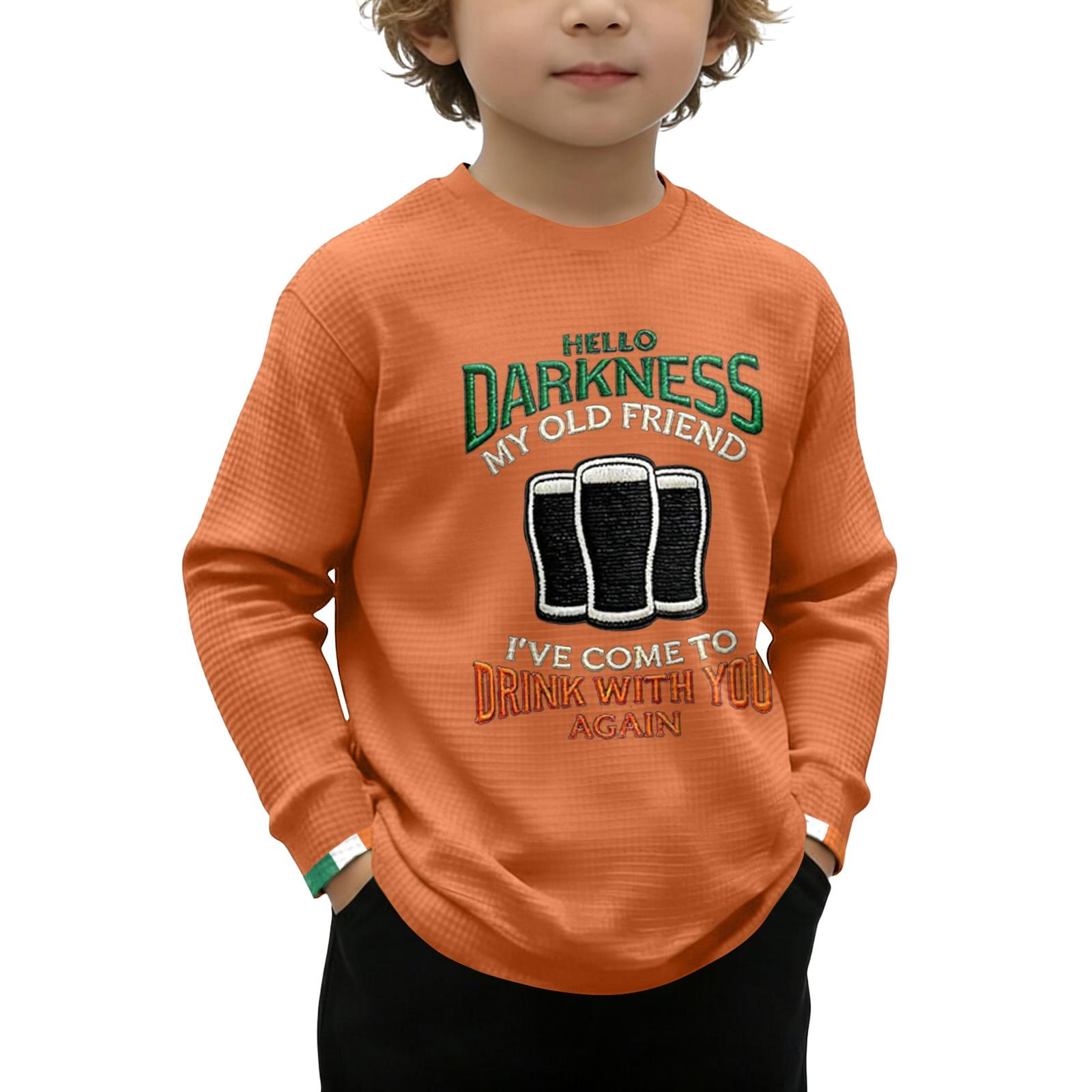 Children s Printed Long Sleeve O-Neck Top Daily Casual T-shirt 130 оранжевый
Children s Printed Long Sleeve O-Neck Top Daily Casual T-shirt 130 оранжевый