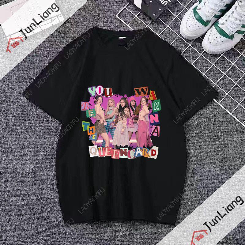 2024 Gidle I Feel T-shirt Kpop MIYEON MINNIE Soyeon YUQI SHUHUA Printed T-shirt Unisex Street (G) I-Dle
2024 Gidle I Feel T-shirt Kpop MIYEON MINNIE Soyeon YUQI SHUHUA Printed T-shirt Unisex Street (G) I-Dle