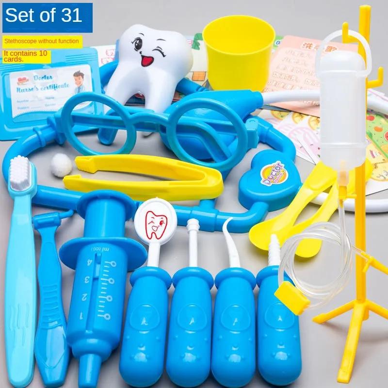 Kids Doctor Set Dentist Nurse Pretend Play Toys Simulated Stethoscope Medical Tool Kit Medical Role Play Accessories Fun Gifts
Kids Doctor Set Dentist Nurse Pretend Play Toys Simulated Stethoscope Medical Tool Kit Medical Role Play Accessories Fun Gifts