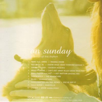CD VARIOUS - On Sunday - Comfort Of The Rhythm KCCD121 KSR 2004 Japan Dance & Electronica Used
CD VARIOUS - On Sunday - Comfort Of The Rhythm KCCD121 KSR 2004 Japan Dance & Electronica Used