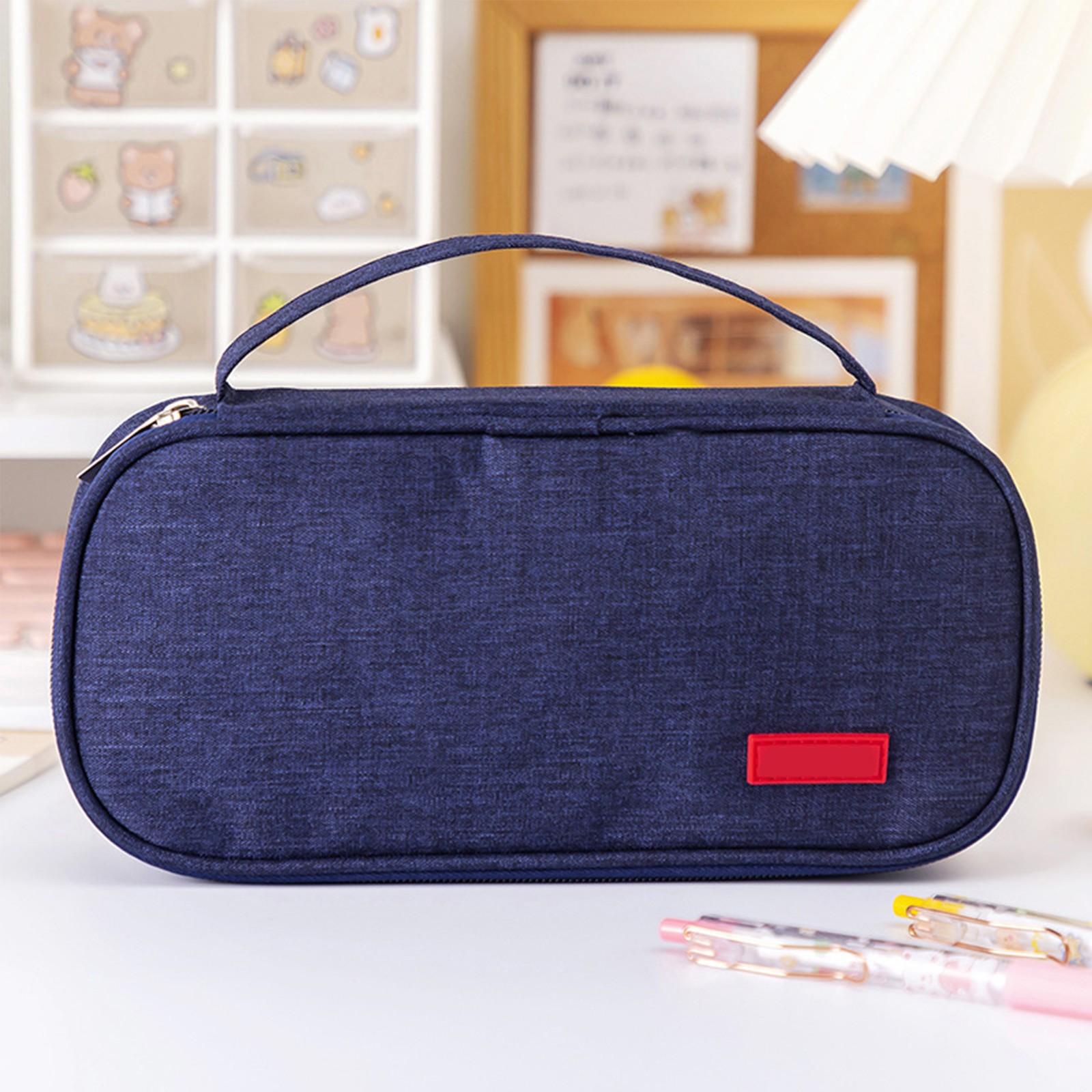 Большой пенал, вместительный пенал для канцелярских ручек, сумка для хранения большой емкости, держатель, органайзер для маркерных ручек для женщин и мужчин One Size тёмно-синий
Большой пенал, вместительный пенал для канцелярских ручек, сумка для хранения большой емкости, держатель, органайзер для маркерных ручек для женщин и мужчин One Size тёмно-синий