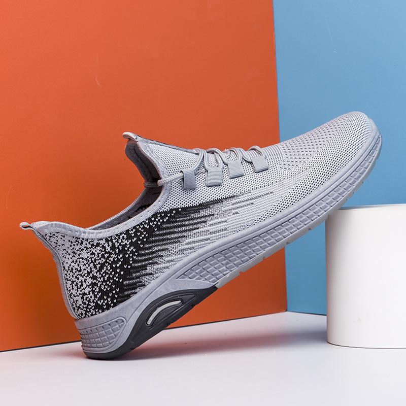 Spring shredded fish fly-woven breathable casual sports shoes casual shoes hollow thick sole 44 сірий колір
Spring shredded fish fly-woven breathable casual sports shoes casual shoes hollow thick sole 44 сірий колір