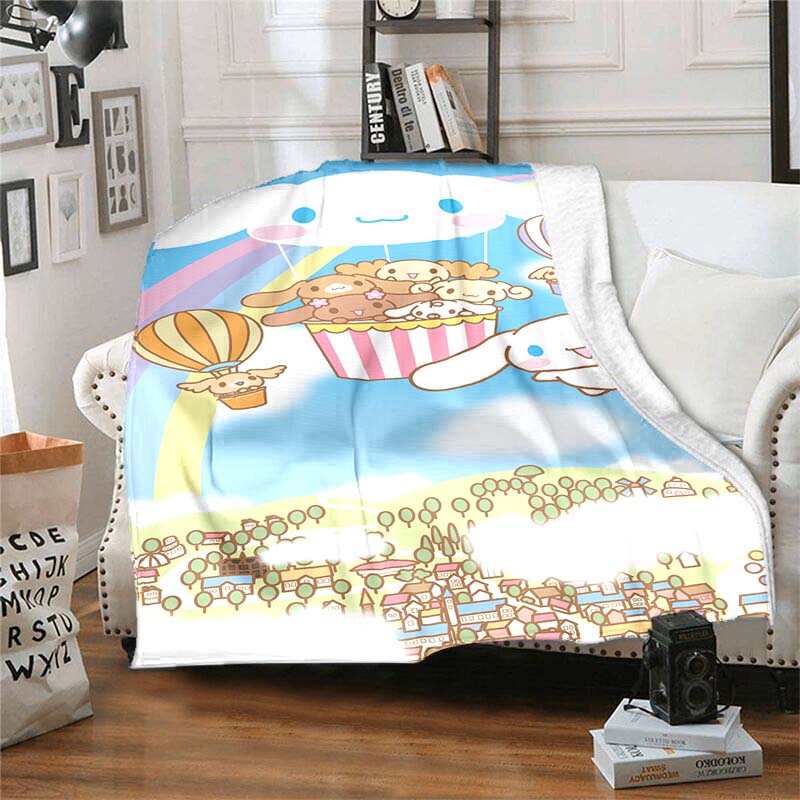 Super soft plush blanket with an adorable Cinnamon Dog cartoon print; perfect for sofas, beds, camping trips, and the office. 75x90cm
Super soft plush blanket with an adorable Cinnamon Dog cartoon print; perfect for sofas, beds, camping trips, and the office. 75x90cm