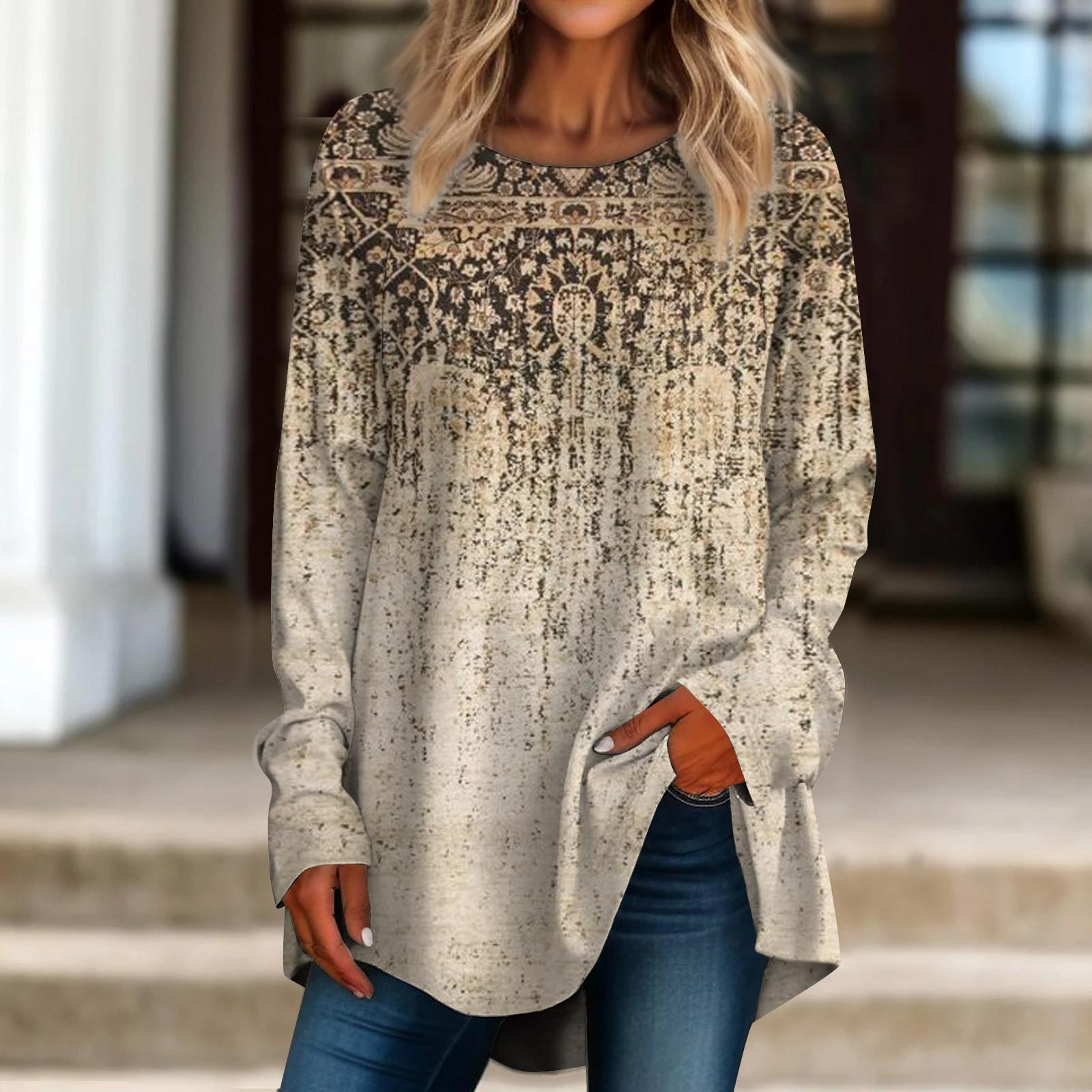 Женская повседневная футболка больших размеров с длинными рукавами и круглым вырезом в стиле ретро с принтом, верхний пуловер XXL верблюд
Женская повседневная футболка больших размеров с длинными рукавами и круглым вырезом в стиле ретро с принтом, верхний пуловер XXL верблюд