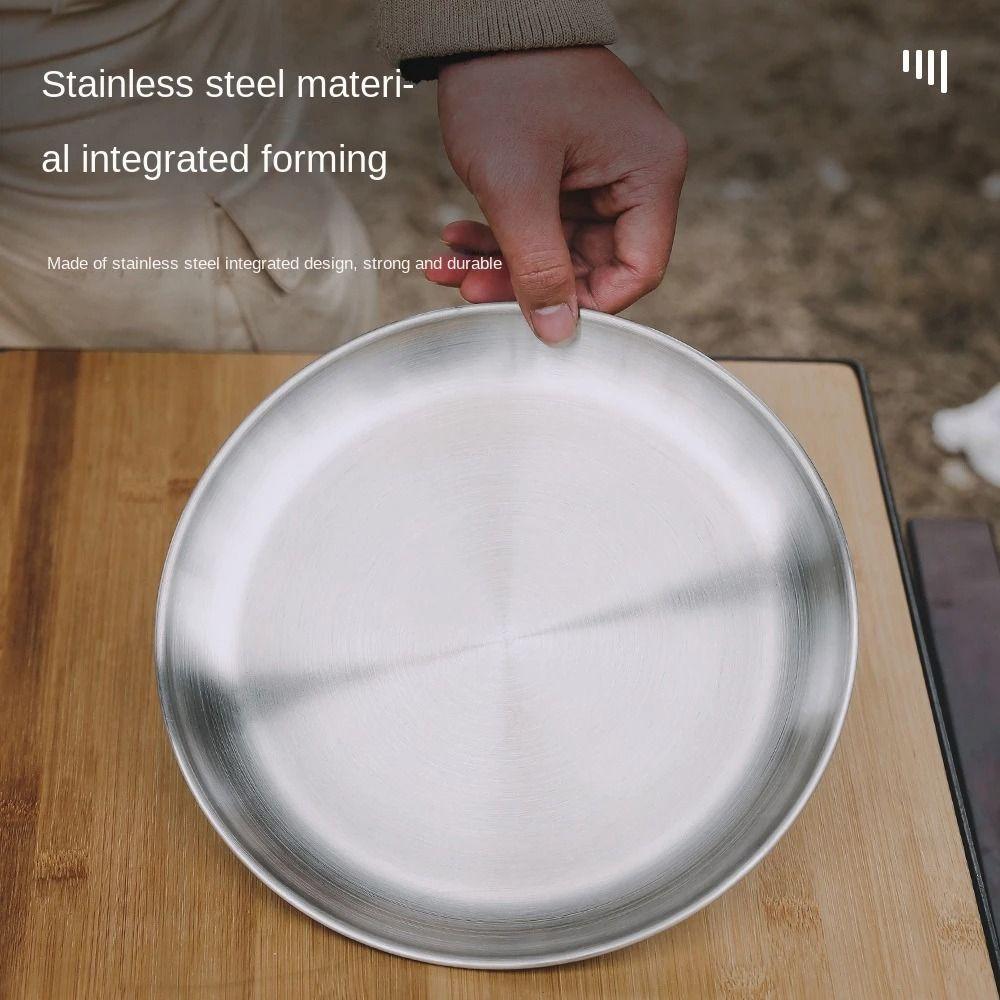 Round Tray Camping Cookware Food Dish Round Dinner Plate Dinner Plate Tableware Camping Plate
Round Tray Camping Cookware Food Dish Round Dinner Plate Dinner Plate Tableware Camping Plate