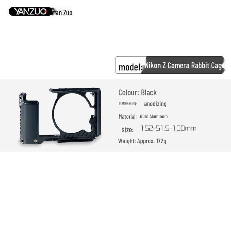 Yan Zuo Tripod Stabilizer for Nikon ZR Camera Cage - Supports Horizontal & Vertical Shooting
Yan Zuo Tripod Stabilizer for Nikon ZR Camera Cage - Supports Horizontal & Vertical Shooting