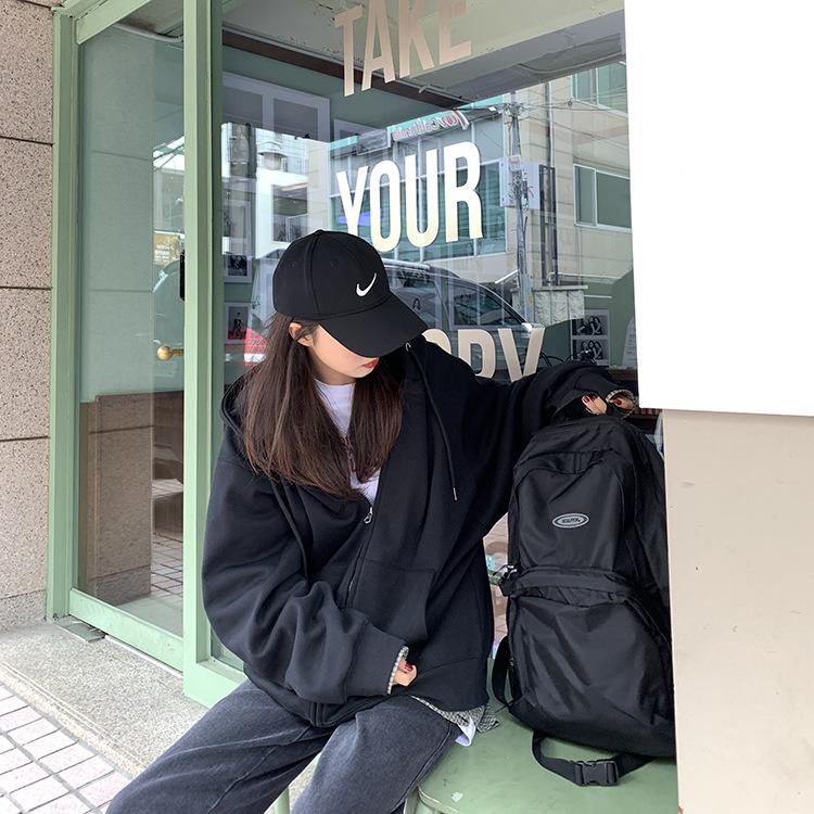 New spring loose gray hooded sweater women s zipper jacket women s top XXL чорний
New spring loose gray hooded sweater women s zipper jacket women s top XXL чорний