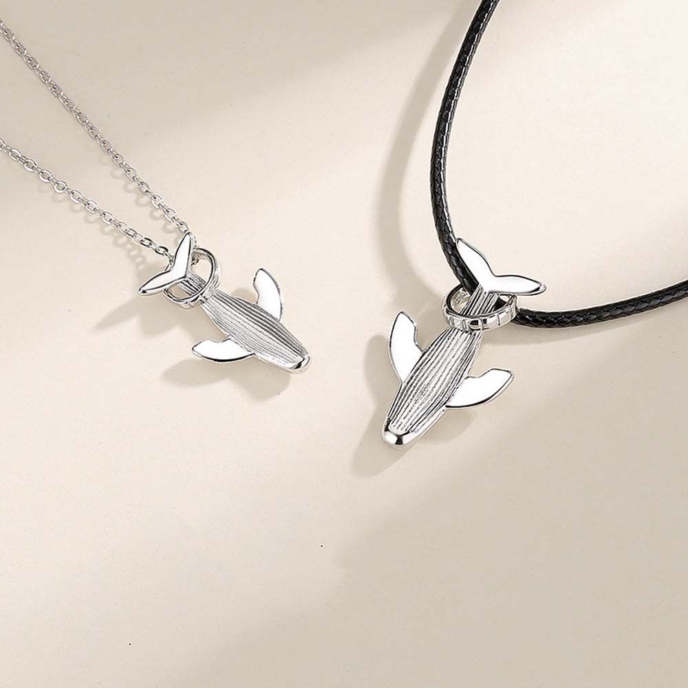 Rope Silver Color Round Circle Sweater Chain Korean Style Men Necklaces Whale Pendant Necklace
Rope Silver Color Round Circle Sweater Chain Korean Style Men Necklaces Whale Pendant Necklace