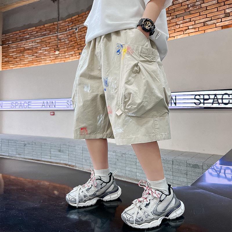 Boys Summer 2025 Wide-Leg Cargo Shorts - Mid-Length, Loose Fit Children s Wear 120cm чёрный
Boys Summer 2025 Wide-Leg Cargo Shorts - Mid-Length, Loose Fit Children s Wear 120cm чёрный