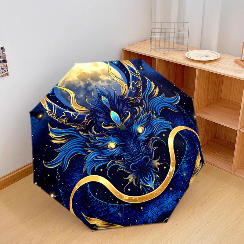1 PC Automatic Folding Umbrella - Flying Dragon Pattern, Portable & Foldable Design with 8 Ribs, Christmas Birthday Gifts
1 PC Automatic Folding Umbrella - Flying Dragon Pattern, Portable & Foldable Design with 8 Ribs, Christmas Birthday Gifts