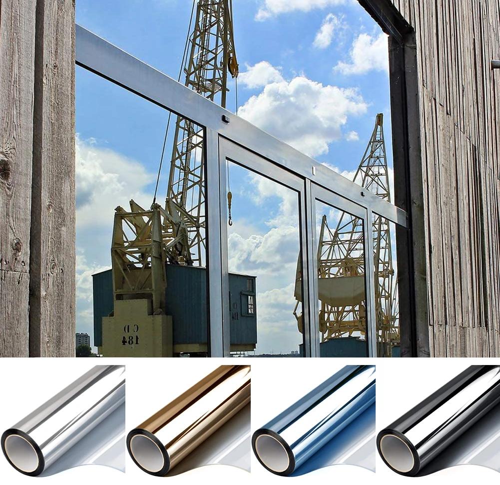 Window Privacy Film One Way Daytime Mirror Tint UV Heat Control Vinyl Stickers Sun Block Glass Paper Door Covering Reflective 40x100 cm
Window Privacy Film One Way Daytime Mirror Tint UV Heat Control Vinyl Stickers Sun Block Glass Paper Door Covering Reflective 40x100 cm
