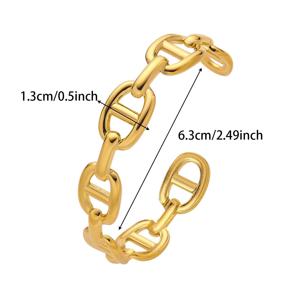 Simple Pig Nose Bracelet for Women - Stainless Steel Adjustable Chain, Dainty Personalized Zircon for Daily Wear
Simple Pig Nose Bracelet for Women - Stainless Steel Adjustable Chain, Dainty Personalized Zircon for Daily Wear