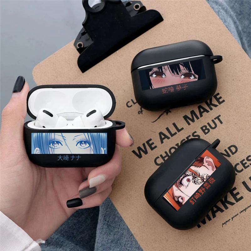 Мягкий черный силиконовый чехол Nobara Nana Eyes для девочек в стиле аниме для Apple Airpods Pro 2 1 3, защитный чехол для наушников Air Pods Funda Coque
Мягкий черный силиконовый чехол Nobara Nana Eyes для девочек в стиле аниме для Apple Airpods Pro 2 1 3, защитный чехол для наушников Air Pods Funda Coque